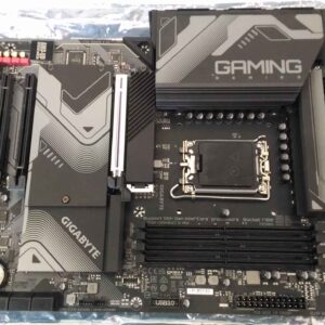 Gigabyte | Z790 GAMING X AX 1.0 M/B | Processor family Intel | Processor socket  LGA1700 | DDR5 DIMM | Memory slots 4 | Supported hard disk drive interfaces 	SATA, M.2 | Number of SATA connectors 6 | Chipset Z790 Express | ATX | USED, REFURBISHED, WITHOUT ORIGINAL PACKAGING AND ACCESSORIES, ONLY BACKPANEL AND ANTENNA INCLUDED