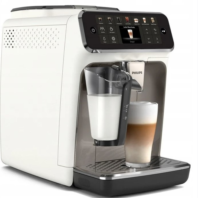 Philips EP4443/70 Fully Automatic Espresso Machine, 12 bar, 1500 W, White/Black | Philips - Image 2
