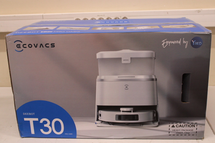 SALE OUT. Ecovacs | Vacuum cleaner with Auto-empty station | DEEBOT T30 PRO OMNI | Wet&Dry | Operating time (max) 200 min | Li-ion | 5200 mAh | Dust capacity 0.3 L | 11000 Pa | Silver | DAMAGED PACKAGING, DIRTY, SCRATCHES ON TOP, MISSING MOP CLOTHS
