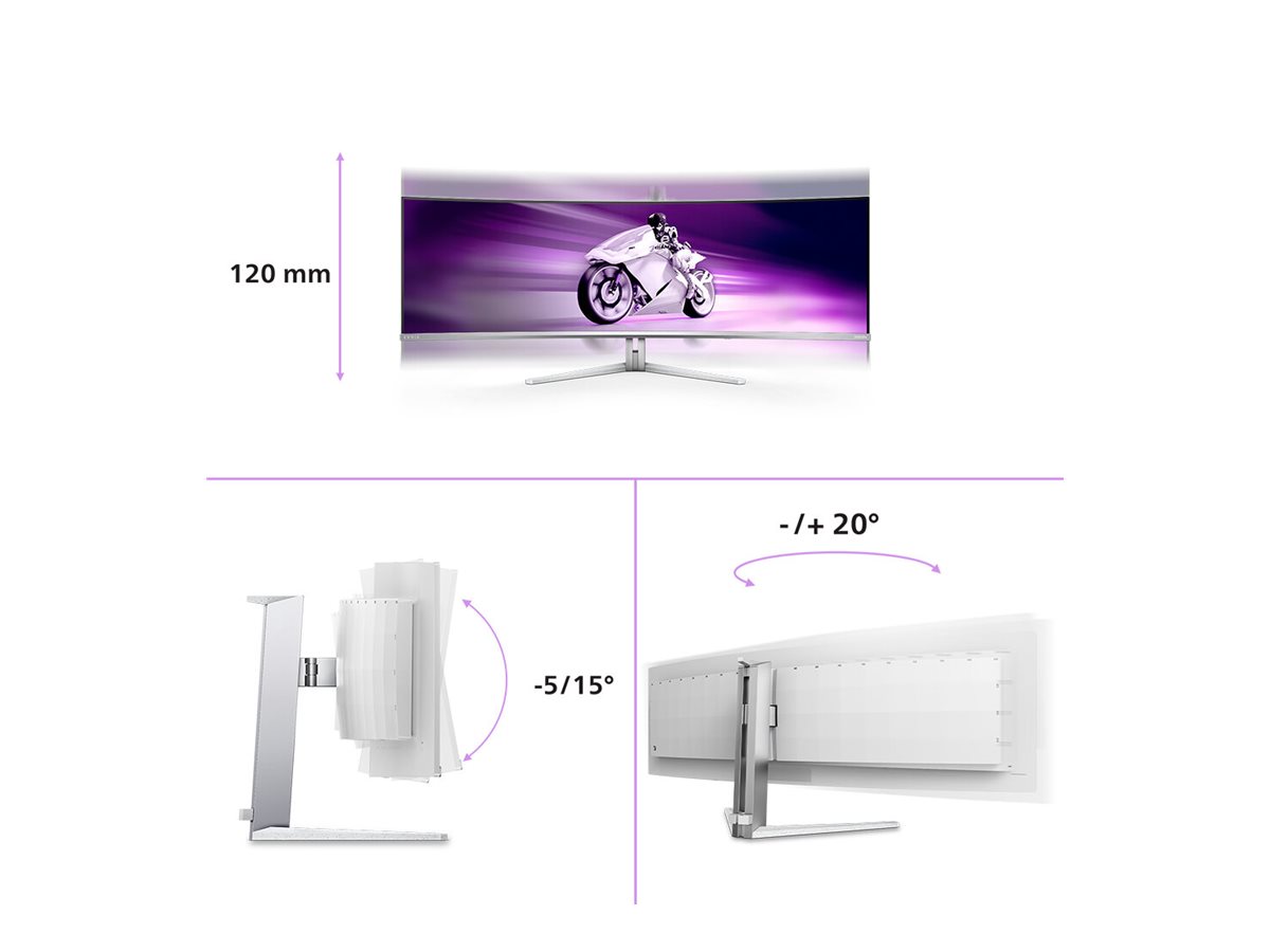 Philips | 49M2C8900L/00 | 49 " | OLED | 32:9 | 144 Hz | 0.03 ms | 5120 x 1440 pixels | HDMI ports quantity 2 | Warranty 24 month(s) - Image 67