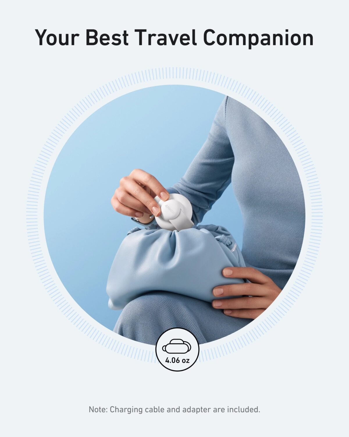 Anker MagGo Wireless Charging Station (3-in-1, Foldable Pad), White - Image 4