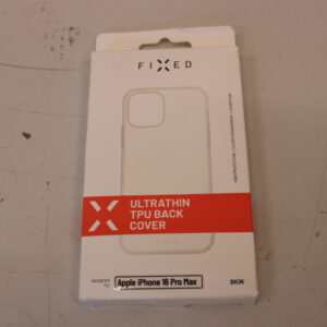 SALE OUT. FIXED Story Slim TPU Back Cover for Apple iPhone 16 Pro Max, clear | Fixed | Story Slim | Back cover | Apple | iPhone 16 Pro Max | TPU | Transparent | DAMAGED PACKAGING, DEMO