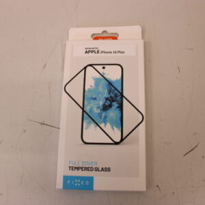 Fixed | Full Cover 2.5D | Apple | iPhone 16 Plus | Tempered Glass | Black | DAMAGED PACKAGING, DEMO | Screen Protector