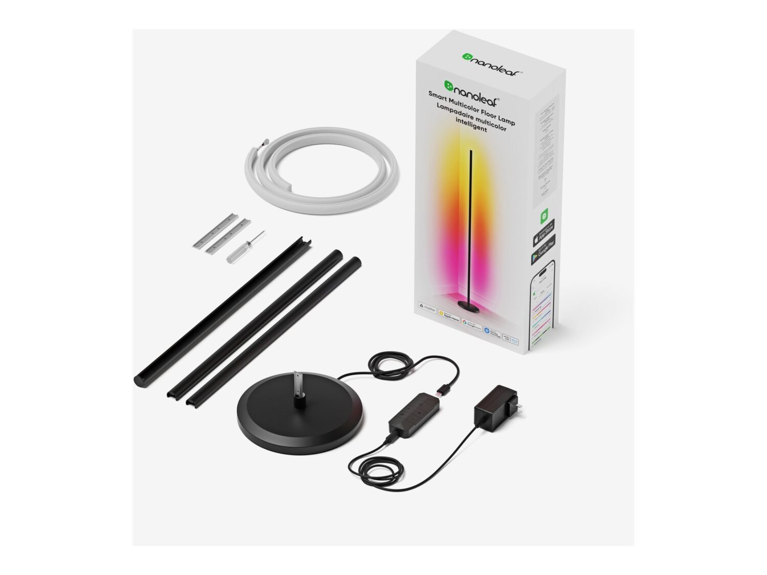 Nanoleaf Floor Lamp Smart Matter WiFi | 22 W | RGBW - Image 6