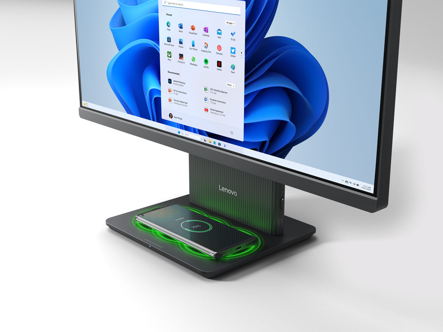 Lenovo IdeaCentre | AIO 27IRH9 | Desktop | AIO | 27 " | Intel Core i7 | i7-13620H | 32 GB | DDR5 | 1000 GB | Intel UHD Graphics | Nordic | Windows 11 Home | Warranty 24 month(s) - Image 3