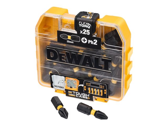 DEWALT DT70555T-QZ Extreme FLEXTORQ 25pc Set PH2 25mm in Small Bulk Storage Case - Image 5