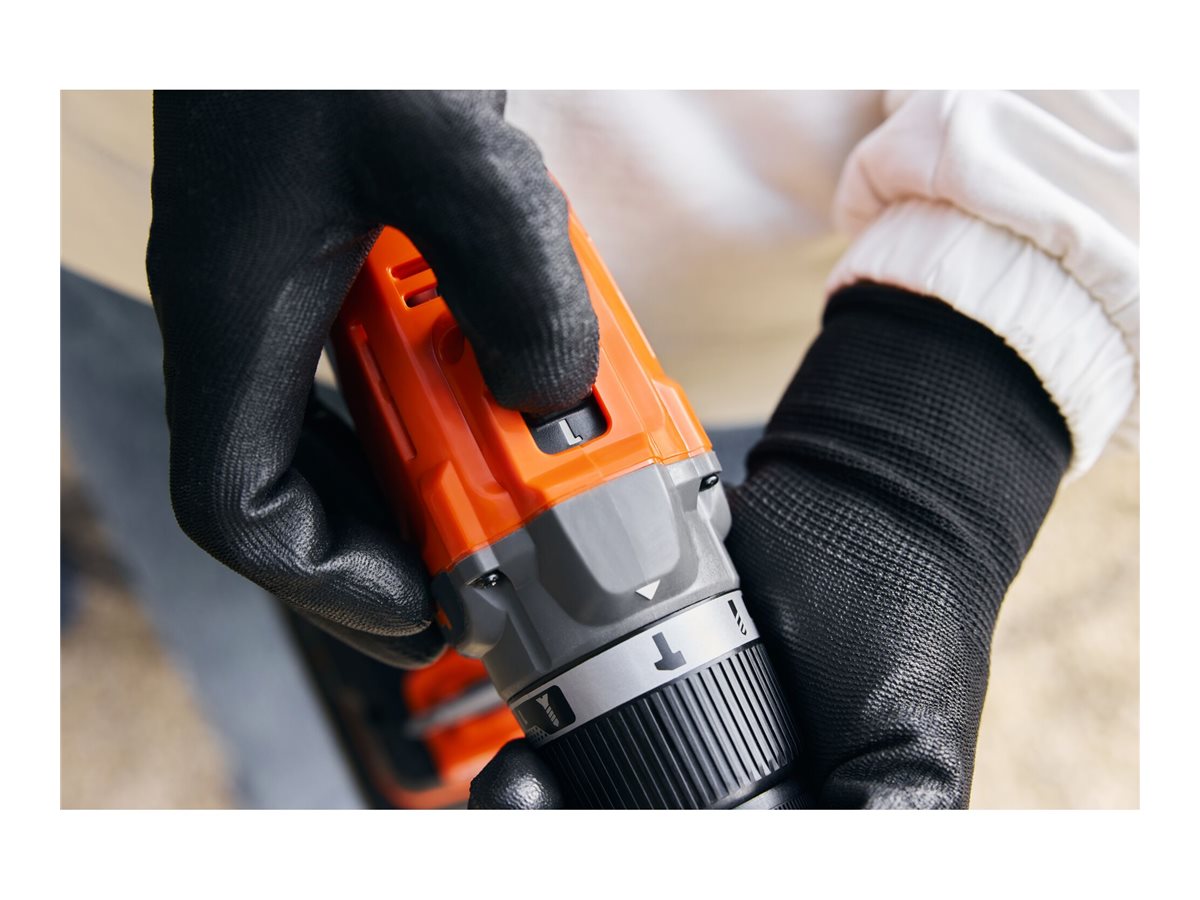 BLACK & DECKER 18V Drill Driver with 2x2.0 Ah Batteries | BCD383D2XK-QW - Image 15