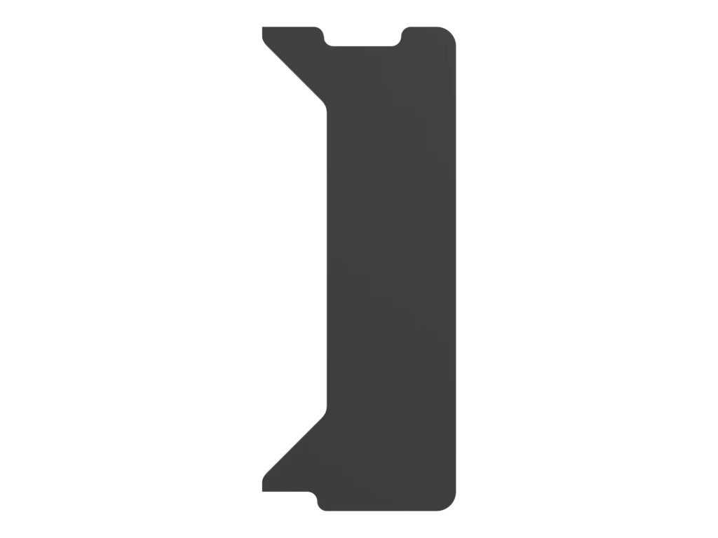 Genesis | Holm Modular Side Desk Top Right 30cm | NDS-2277 | Anthracite Black