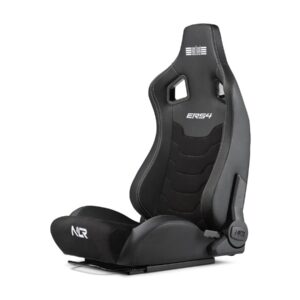Next Level Racing | PU Leather and Suede | Reclining Seat | ERS4 Elite PU Leather & Suede Edition | Black