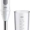 Braun | Hand Blender | MQ50001MWH | Hand Blender | 1000 W | Jar material BPA free | Jar capacity 0.6 L | White