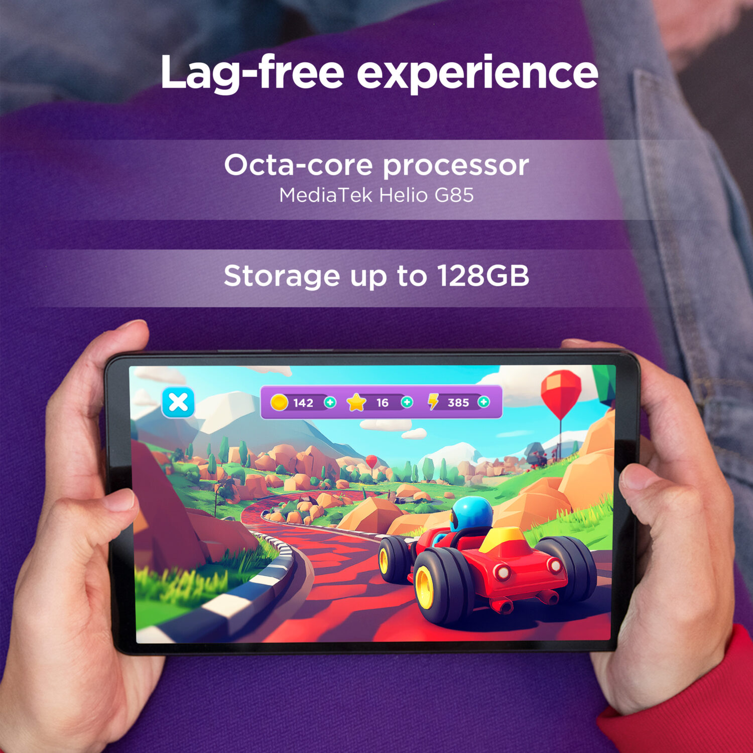 Lenovo Tab One 8.7 HD Touch MediaTek Helio G85/4GB/64GB/Arm Mali-G52/Android 14/Grey/2Y Warranty | Lenovo Tab One Wi-Fi (w/o power adapter) | ZAF00254SE | 11 " | Luna Grey | IPS | 1340x800 pixels | MediaTek | Helio G85 | 4 GB | Soldered LPDDR4x | 64 GB | Wi-Fi | Front camera | 2 MP | Rear camera | 8 MP | Bluetooth | 5.3 | Android | 14 or Later | Warranty 24 month(s) | Clear Case, USB-A to USB-C cable, Manual - Image 21