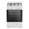 Indesit I6G5KCW Cooker, Freestanding, Gas, Width 60cm, White