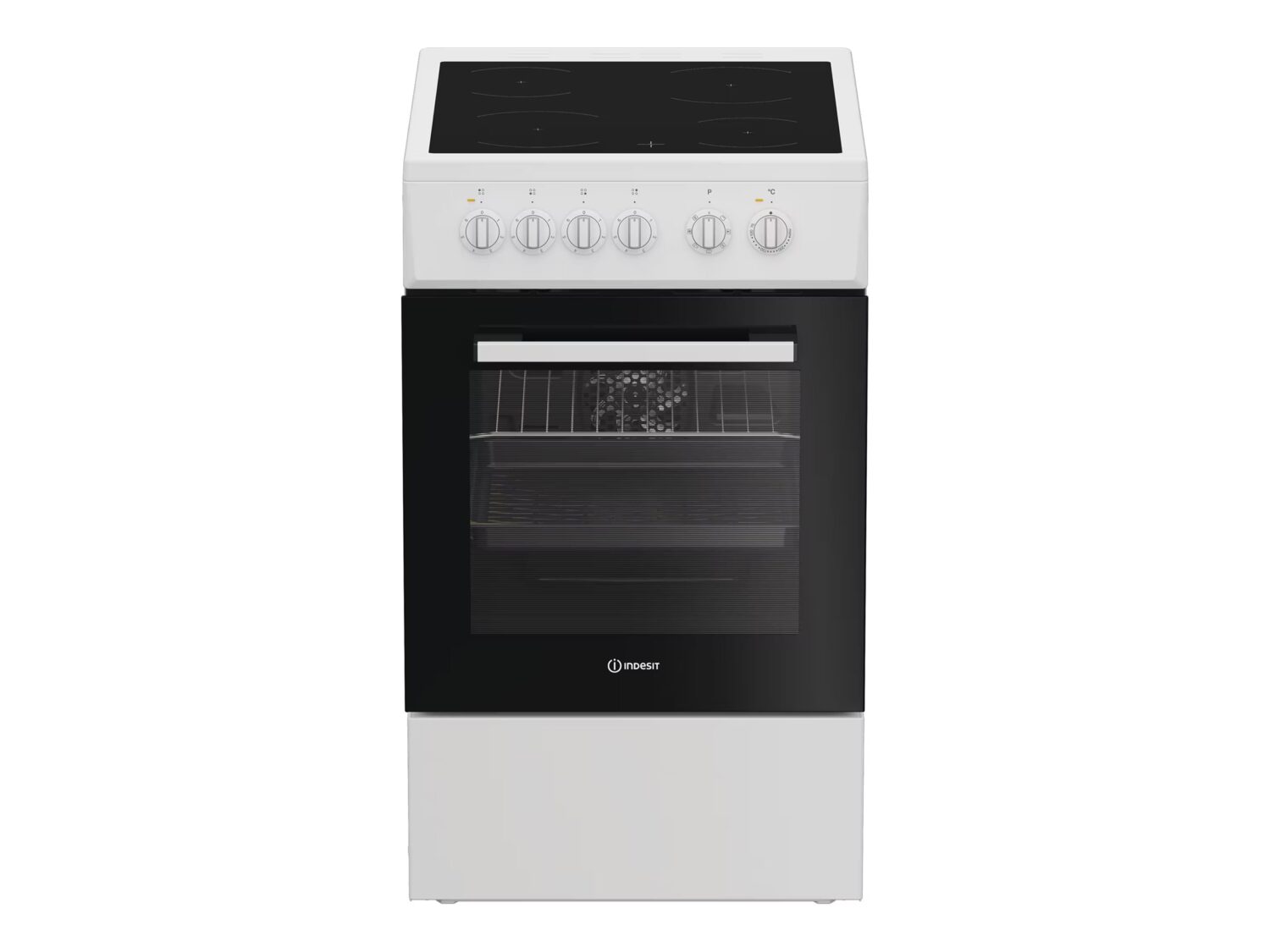 Indesit I5V8PMW Cooker, Freestanding, Electric, Width 50cm, White