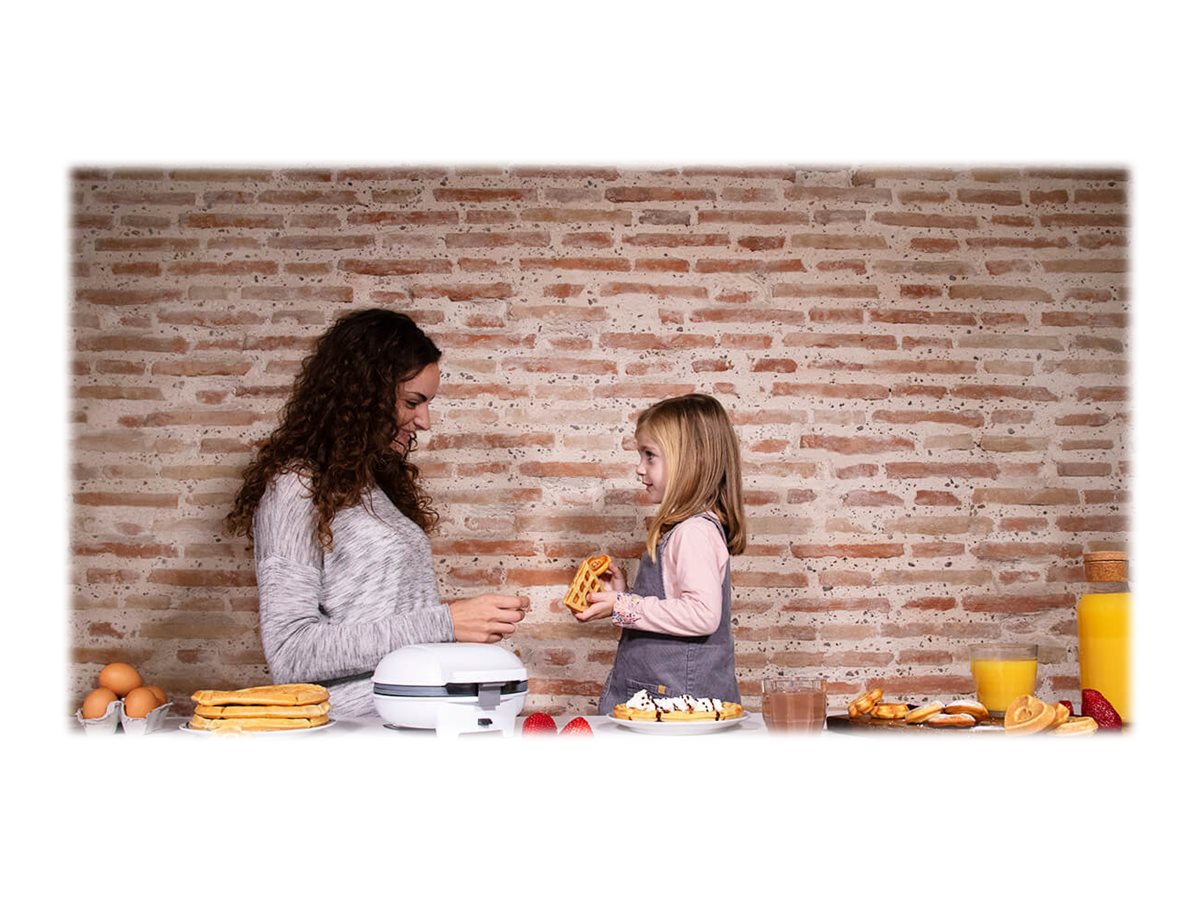 Cecotec Waffle Maker | Fun Gofrestone 3in1 | 700 W | Number of pastry 3 | Waffle/Muffin/Donut | White - Image 9
