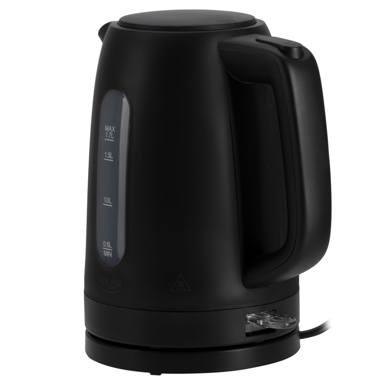 Adler Kettle | AD 1379b | Electric | 2200 W | 1.7 L | Polypropylene | 360° rotational base | Black - Image 3