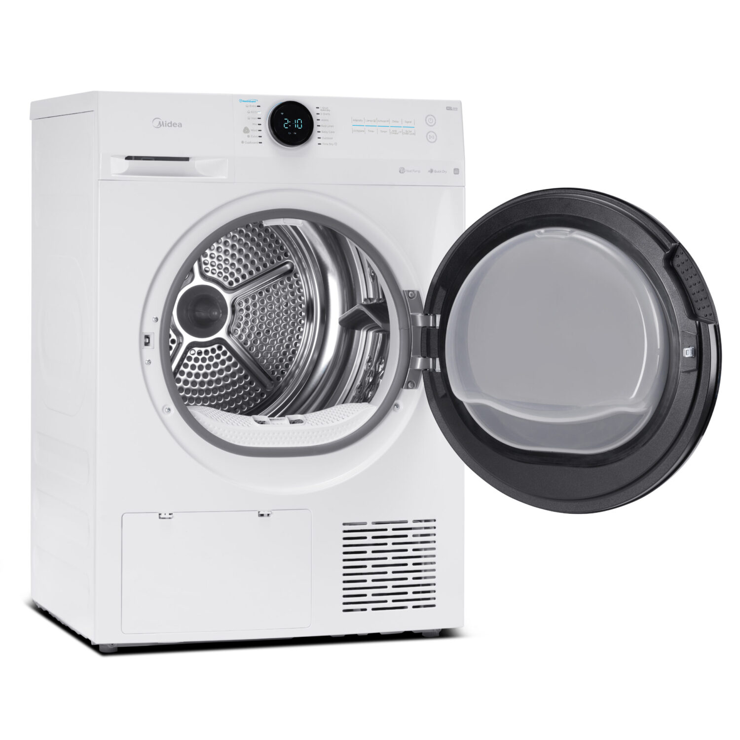 Midea | Dryer Machine | MD200H80BW/W-HR | Energy efficiency class C | Front loading | 8 kg | LED | Depth 60 cm | Wi-Fi | White - Image 4