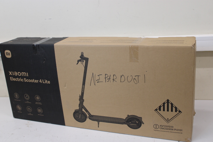 SALE OUT. Xiaomi Electric Scooter 4 Lite EU | SALE OUT. Xiaomi Electric Scooter 4 Lite EU | 300 W | 25 km/h | 8.5 " | 3 month(s) | Black | USED AS DEMO, DAMAGED PACKAGING
