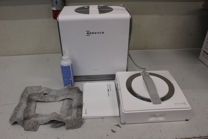 SALE OUT. Ecovacs Window cleaning robot WINBOT W2 PRO OMNI, Auto-Spray, Intelligent steady climbing, Edge cleaning mode, WIN-SLAM 4.0, White | Ecovacs WINBOT W2 PRO OMNI | Corded | 5500 Pa | White | USED, DIRTY - Image 2