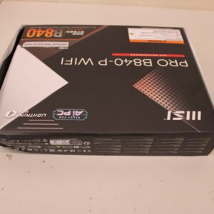 MSI PRO B840-P WIFI | Processor family AMD | Processor socket AM5 | DDR5 | Supported hard disk drive interfaces SATA, M.2 | Number of SATA connectors 4 | DAMAGED PACKAGING