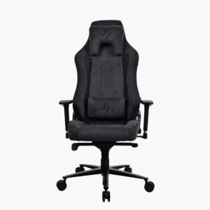Arozzi Soft Fabric/Metal/Aluminium | Gaming Chair | Vernazza Soft Fabric | Pure Black