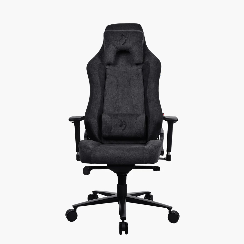 Arozzi Soft Fabric/Metal/Aluminium | Gaming Chair | Vernazza Soft Fabric | Pure Black