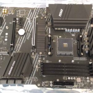 MSI B550-A PRO | Processor family AMD | Processor socket AM4 | DDR4 DIMM | Memory slots 4 | Supported hard disk drive interfaces SATA, M.2 | Number of SATA connectors 6 | Chipset AMD B550 | ATX | USED, REFURBISHED, WITHOUT ORIGINAL PACKAGING AND ACCESSORIES, ONLY BACKPANEL INCLUDED