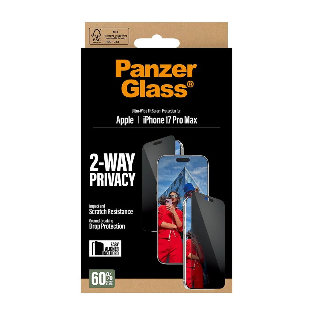 PanzerGlass Screen protector | Apple | iPhone 17 Pro Max | Glass | Transparent | Ultra-Wide Fit w. EasyAligner - Image 4