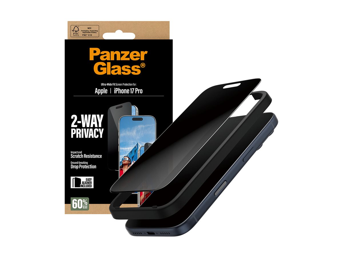 PanzerGlass Screen protector | Apple | iPhone 17 Pro | Glass | Transparent | Ultra-Wide Fit w. EasyAligner - Image 11