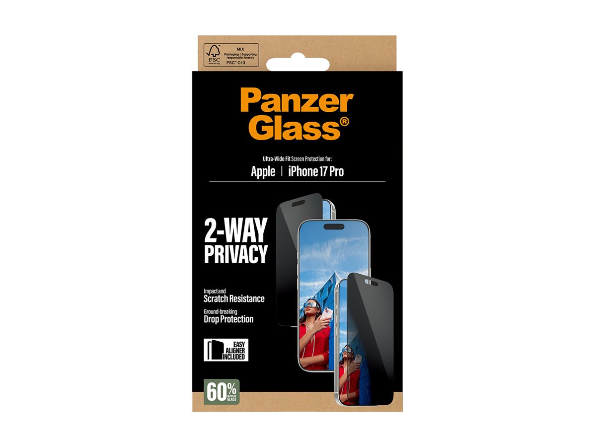 PanzerGlass Screen protector | Apple | iPhone 17 Pro | Glass | Transparent | Ultra-Wide Fit w. EasyAligner - Image 10