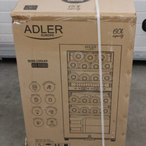 Adler Wine Cooler | AD 8080 | Energy efficiency class G | Free standing | Bottles capacity 24 | Cooling type Compressor | Black | DAMAGED PACKAGING