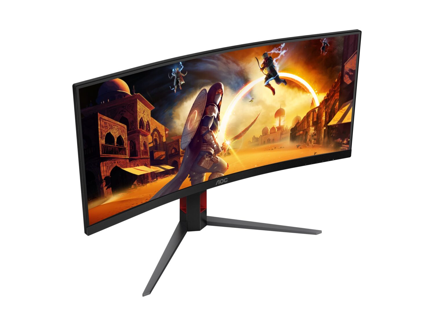 AOC | CU34G4 | 34 " | Fast VA | UWQHD | 21:9 | 180 Hz | 1 ms | 3440 x 1440 pixels | 300 cd/m² | HDMI ports quantity 2 | Black - Image 52