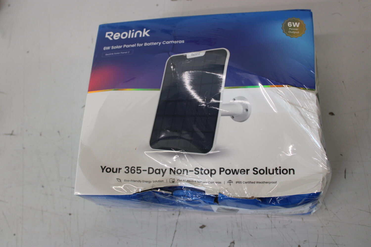 Reolink Solar Panel | SP2-W | White | IP65 | DAMAGED PACKAGING - Image 2