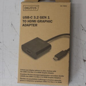 SALE OUT. Digitus USB Type-C to HDMI Adapter | DA-70852 | Black | USB Type-C | UNPACKED, SCRATCHED | 0.15 m