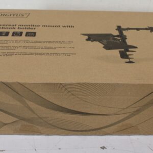 Digitus Desk Mount | DA-90436 | Tilt, swivel, height adjustment, rotate | Maximum weight (capacity) 9 kg | UNPACKED, SCRATCHED ON TUBE | Black