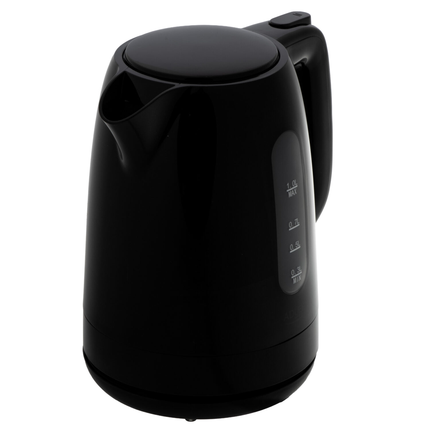 Adler Kettle | AD 1380b | Electric | 2200 W | 1 L | Polypropylene | 360° rotational base | Black - Image 3