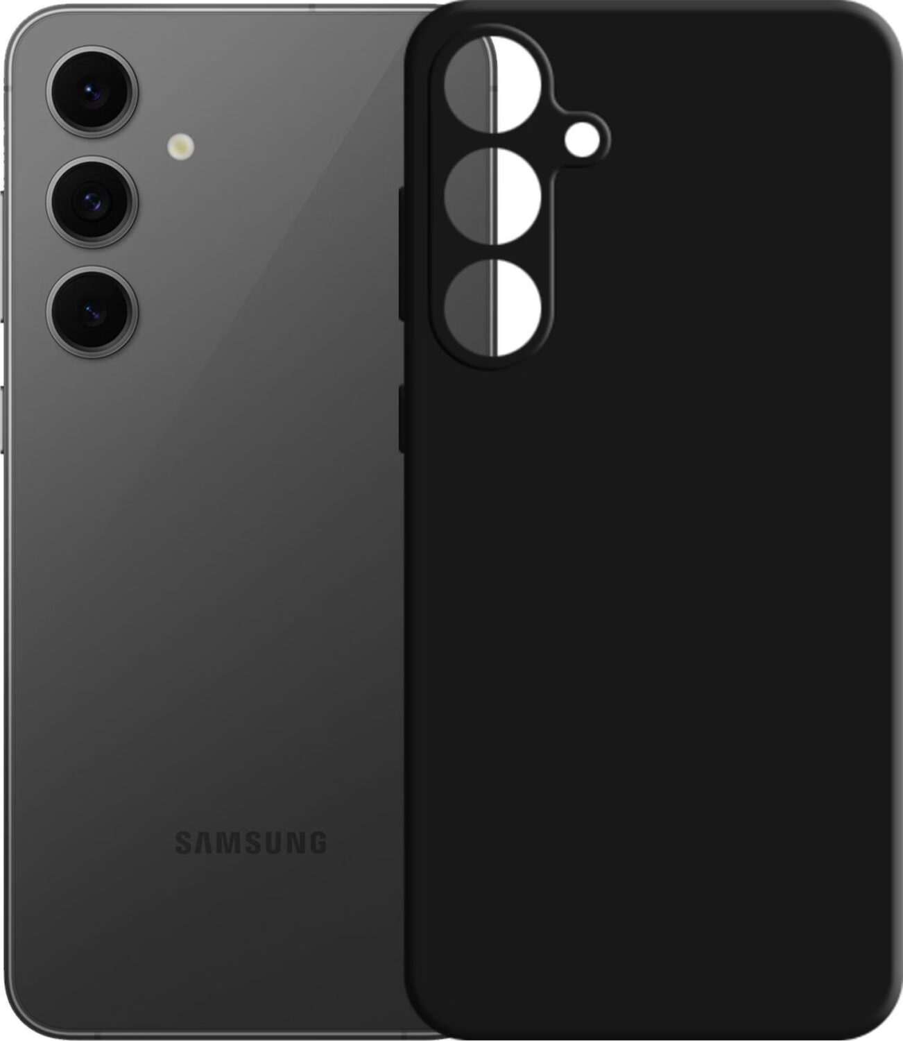 3MK | Back cover | Samsung | Galaxy S24 FE | Silicone | Black - Image 6