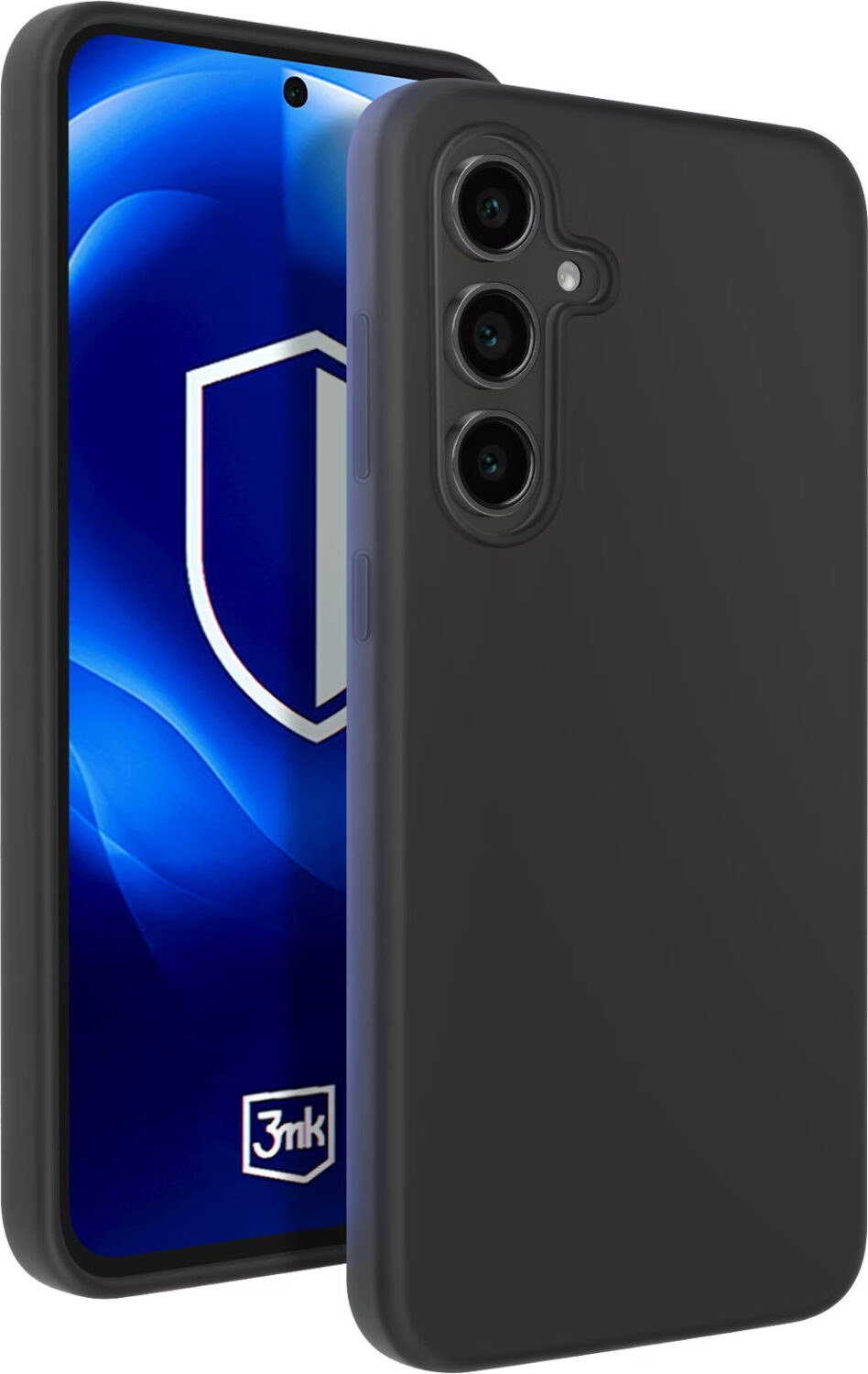 3MK | Back cover | Samsung | Galaxy S24 FE | Silicone | Black