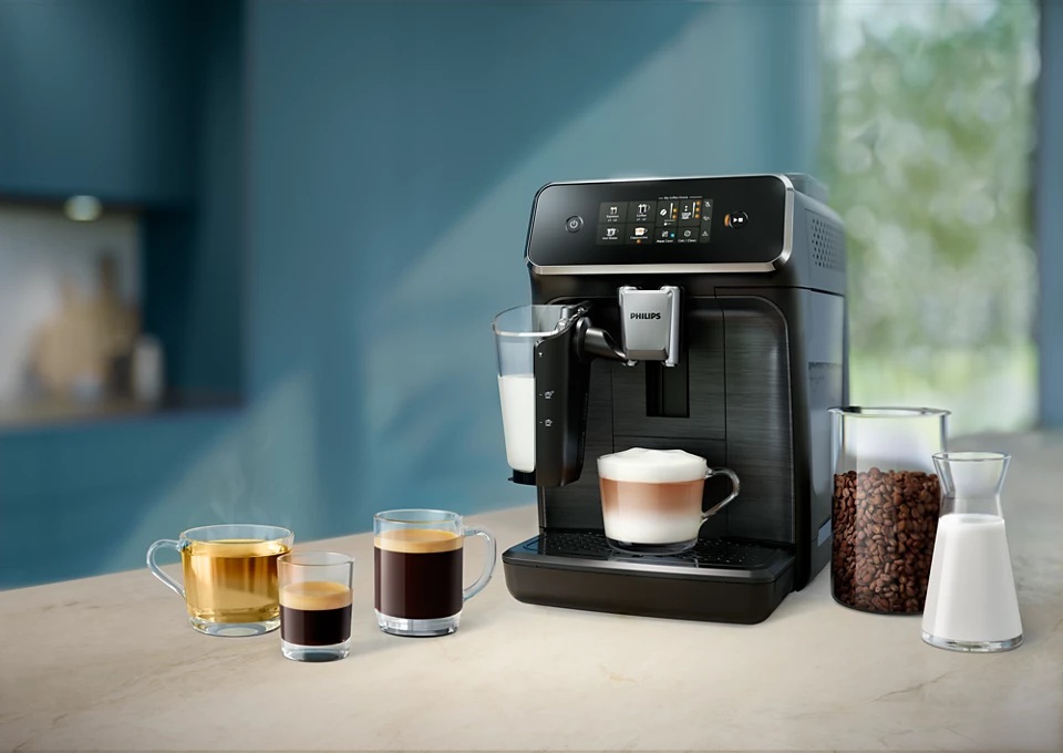 Philips Coffee Maker | EP2330/10 2300 series | Pump pressure 15 bar | Built-in milk frother | Fully Automatic | Black
