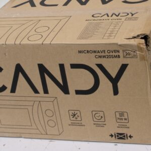 SALE OUT. Candy CMW20SMB Microwave oven, Freestanding, Capacity 20 L, 700 W, Black | Candy Microwave oven | CMW20SMB | Free standing | 20 L | 700 W | Black | DAMAGED PACKAGING, THE GAPS BETWEEN BODY AND THE DOOR DO NOT MATCH