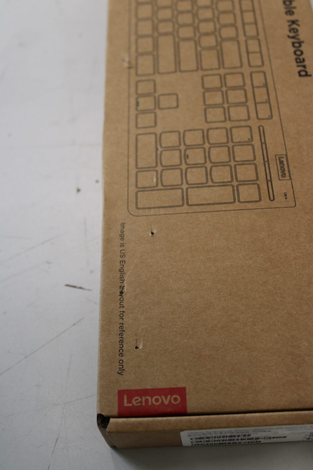 SALE OUT. Lenovo Professional Wireless Rechargeable Keyboard AI Estonian | Lenovo Professional Wireless Rechargeable Keyboard AI | Keyboard | Wireless | Estonian | DAMAGED PACKAGING AS DEMO | Bluetooth | Grey - Image 2