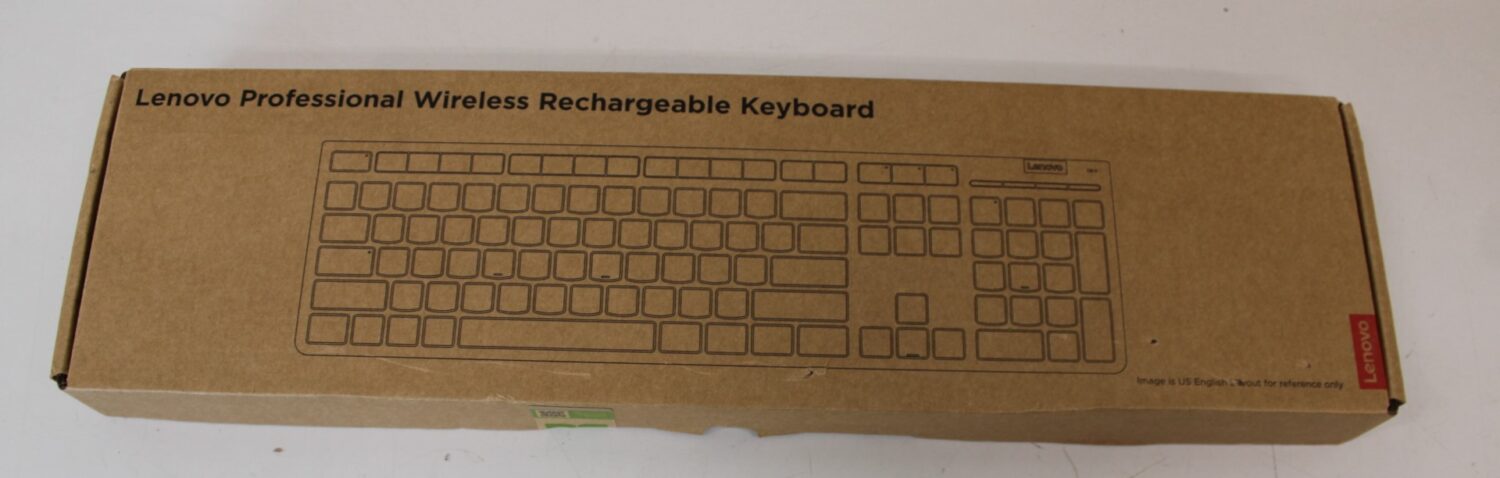 SALE OUT. Lenovo Professional Wireless Rechargeable Keyboard AI Estonian | Lenovo Professional Wireless Rechargeable Keyboard AI | Keyboard | Wireless | Estonian | DAMAGED PACKAGING AS DEMO | Bluetooth | Grey - Image 3