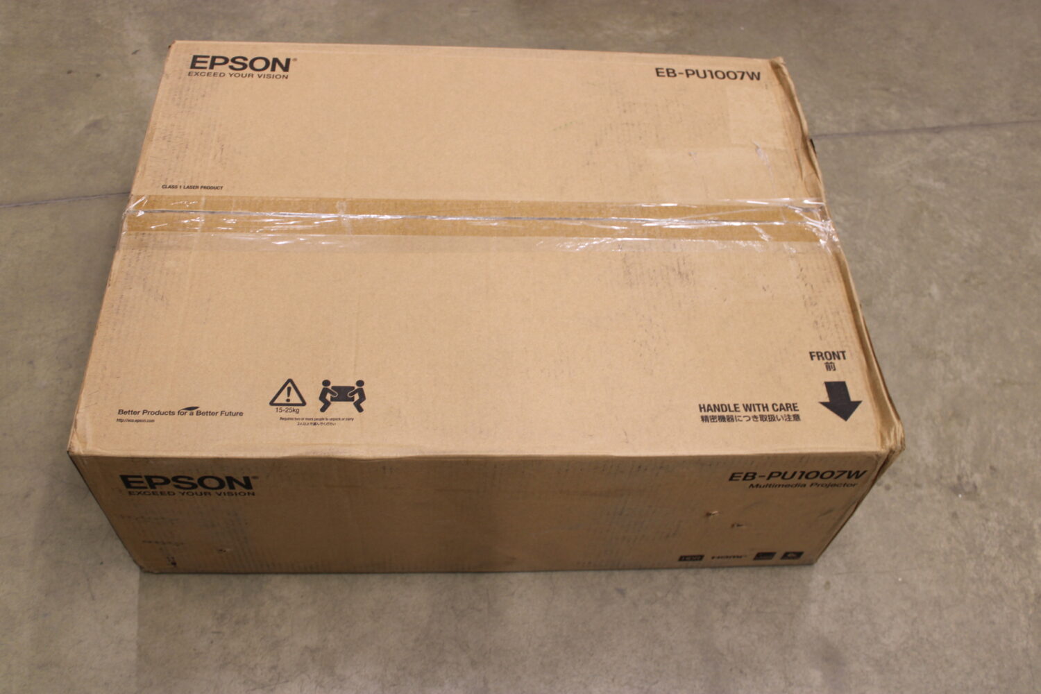 Epson EB-PU1007W | WUXGA (1920x1200) | 7000 ANSI lumens | 2500000:1 | White | DAMAGED PACKAGING | Lamp warranty 12 month(s)