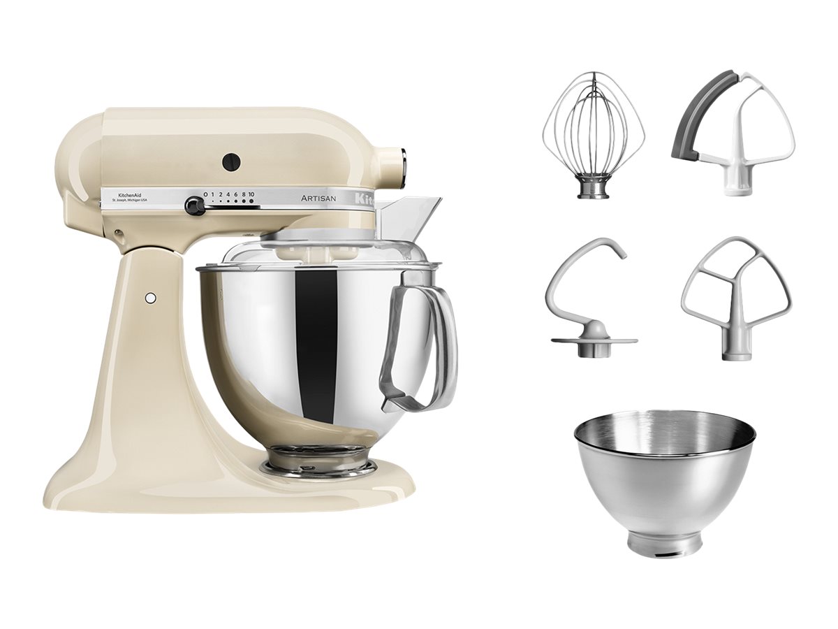KitchenAid Artisan Elegance Stand Mixer | 5KSM175PSEAC | 300 W | Number of speeds 10 | Bowl capacity 4.8 L | Almond Cream - Image 2