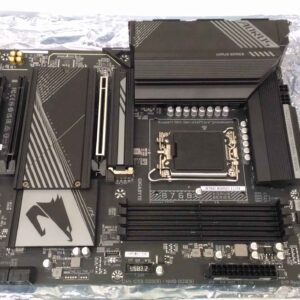 Gigabyte B760 AORUS ELITE 1.0 M/B | Processor family Intel | Processor socket LGA1700 | DDR5 DIMM | Memory slots 4 | Supported hard disk drive interfaces 	SATA, M.2 | Number of SATA connectors 4 | Chipset Intel B760 Express | ATX | USED, REFURBISHED, WITHOUT ACCESSORIES, ONLY BACKPLATE INCLUDED