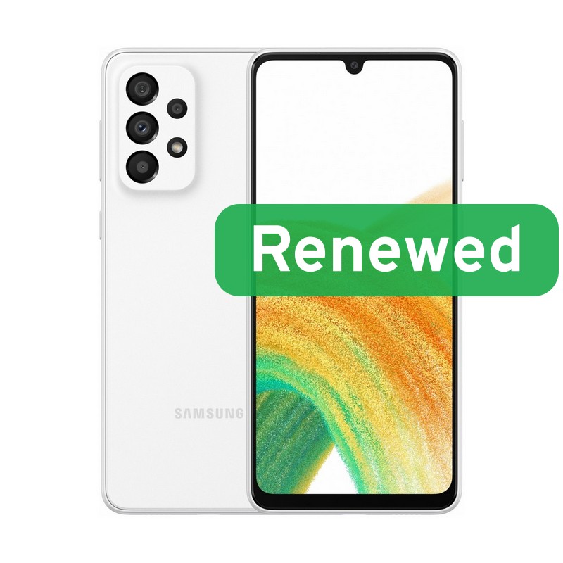 Samsung Renewed Grade A++ | Samsung Galaxy A33 5G | Awesome White | 6.4 " | Super AMOLED | 128 GB | 5G | Android
