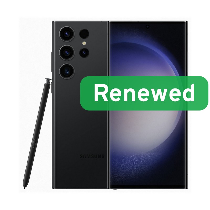 Samsung Renewed Grade A | Samsung Galaxy S23 Ultra | Phantom Black | 6.8 " | Dynamic AMOLED 2X | 512 GB | 5G | Android