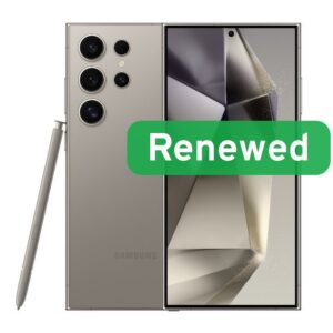 Samsung Renewed Grade A++ | Samsung Galaxy S24 Ultra | Titanium Gray | 6.8 " | Dynamic AMOLED 2X | 256 GB | 5G | Android