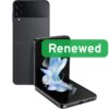 Samsung Renewed Grade A++ | Samsung Galaxy Z Flip 4 | Graphite | 6.7 " | Foldable AMOLED | 128 GB | 5G | Android