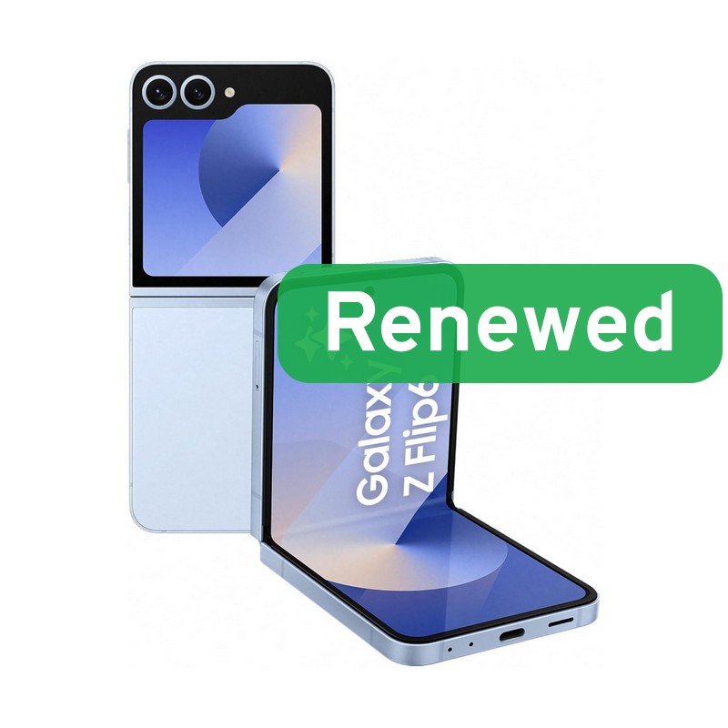 Samsung Renewed Grade A++ | Samsung Galaxy Z Flip 6 | Blue | 6.7 " | Foldable AMOLED | 256 GB | 5G | Android