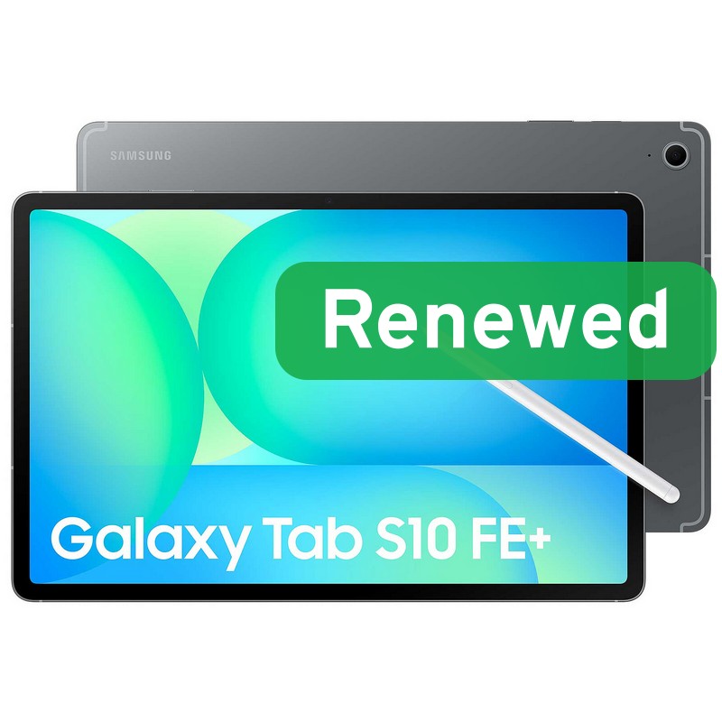 Samsung Renewed Grade A | Samsung Galaxy Tab S10 FE+ | Gray | Super AMOLED | 128 GB | Android
